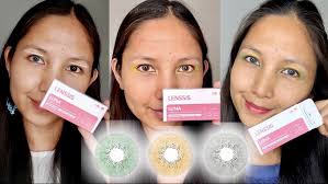 LENSSIS LUNA Green, Brown, Gray Contact Lens Review
