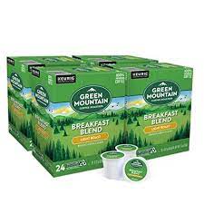 Green Mountain Coffee Roasters Breakfast Blend Single Serve Keurig K Cup Pods Light Roast Coffee 96 In 2021 Breakfast Blend Light Roast Coffee Green Mountain Coffee