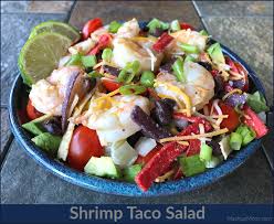 Shrimp scampi or lemon pepper shrimp. Shrimp Taco Salad With Homemade Marinade Dressing