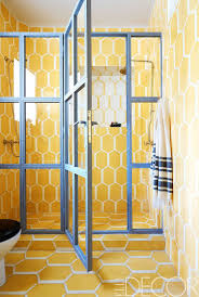 15 Tiny Bathrooms With Major Chic Factor Yellow Bathrooms Yellow Bathroom Decor Bathroom Colors
