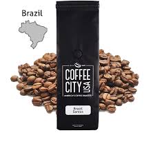 Shop coffee grinder with bag holder 04. Brazil Santos Coffee Coffee City Usa