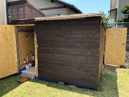 単管パイプでバイクガレージ作り - You only live once