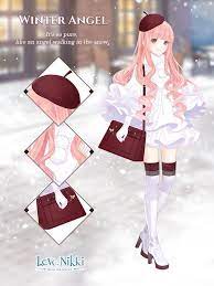 Enchanting Blossom First Snow Fall V Anime Outfits Nikki Love Anime Dress