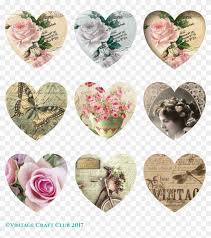 Today i have something to share with you that i've been wanting for my blog for quite some time. Vintage Valentine Heart Printables Printable Vintage Hearts Free Transparent Png Clipart Images Download