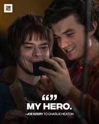 Jonathan showing love to Steve ❤️🫡 Joe Keery during a farewell to  'STRANGER THINGS' called Charlie Heaton his hero via instagram story.  Follow @complexpop for more 📸: @djotime