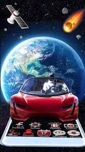 Roadster In Space Theme Live Wallpaper For Android Apk Download
