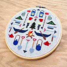 Check spelling or type a new query. Camping Cross Stitch Pattern Stitched Modern