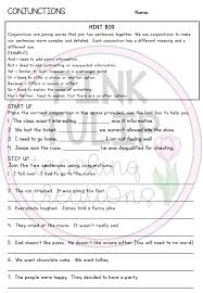 Grammar Worksheet Pack Grammar Worksheets Grammar Workbook Conjunctions Worksheet