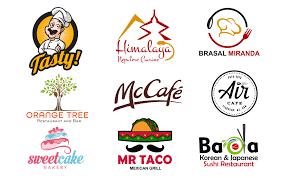 Two chopsticks in criss cross over two sushi rolls select japanese restaurant food Design Unique Food Logo Restaurant Or Fast Food By Anastasia Logo Fiverr