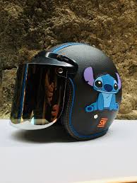 Buruan beli helm bogo model ini karena harganya cuma rp220 ribu. Helm Bogo Kulit Dewasa Full Leher Motif Stich Hitam Lis Biru Kaca Datar Silver Lazada Indonesia