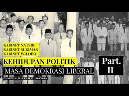 Kehidupan masyarakat indonesia pada masa parlementer. Kehidupan Politik Pada Masa Demokrasi Liberal Parlementer Bag 2 Youtube