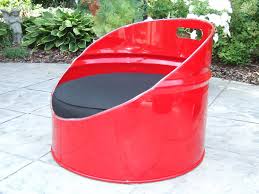 Add Some Green Furniture To Your Life We Recycle And Repurpose Used Steel Drums Into Striking Designs You Ll Love The Drum Chair Kids Chairs Barrel Furniture
