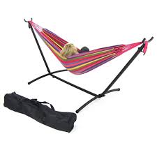 A hammock up to 200 kg (220 x 160 cm) with protective cover. Best Hammock With Stand 5 Top Hammock Stand Set Outsidemodern