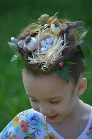 Unlike the classic topknot hairstyle, this bird nest looks unkempt. Crazy Hair Day At School A Bird Nest In Her Hair Fabulous 99 Cents Nest All From 99 Cents Store Wacky Hair Crazy Hair Day At School Crazy Hair