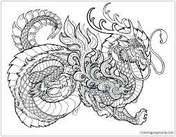 These spring coloring pages are sure to get the kids in the mood for warmer weather. Sea Dragon Coloring Pages Dragon Coloring Pages Coloring Pages For Kids And Adults