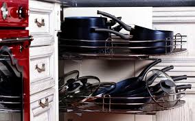 With its two adjustable shelves, storage can be maximized and customized to accommodate large and small items. 7 Diy Ways To Organize Pots And Pans In Your Kitchen Cabinets