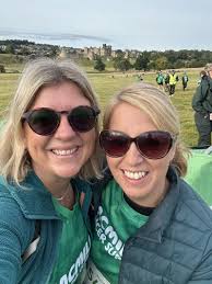 Thank you to all my incredible friends and colleagues who kindly donated to  this phenomenal event. The vibe was awesome and my legs are not my own  today… between me and my