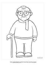 There are a variety of ways in which you can color human figures. Old Man Coloring Pages Free People Coloring Pages Kidadl