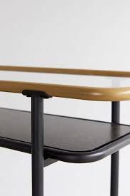 Wesley Console Table Metal Bookshelf Console Table Console Desk