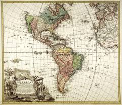 Canvas Map Print Americas Map Antique World Vintage Map High Quality Reproduction Historic Map Copper Plate S Antique World Map Old World Maps Ancient Maps