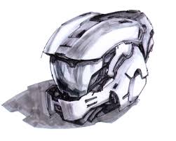 Halo 3 deluxe master chief costume with helmet. Halo 2 Master Chief Helmet Drawing Novocom Top