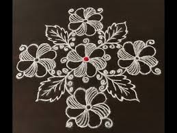 Easy Diya Rangoli 13 7 Interlaced Dots Youtube Rangoli Patterns Rangoli Designs With Dots New Rangoli Designs