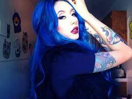 Discover more posts about dodger blue. Dodger Blue Just What I Always Wanted Bright Blue Hair Rainbow Hair Color Blue Green Hair