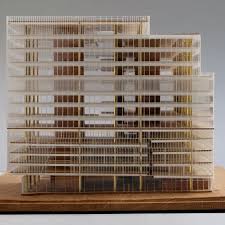 Make Models 1 200 Model Showing Only Core Elements Floor Plates Columns Facade And Cores Sydney