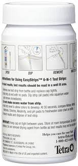 tetra easystrips 6 in 1 aquarium test strips 25 count