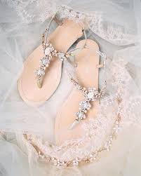 32 Sweet And Stylish Flat Wedding Shoes For Comfort Loving Bride Wedding Sandals Wedding Shoes Flats Sandals Wedding Dress Shoes