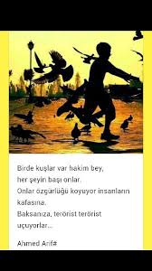 Birde Kuslar Var Hakim Bey Herseyin Basi Onlar Ahmed Arif Edebiyat Siir Sanat