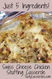 This soup may be whirled in the blender to a puree. Swiss Cheese Chicken Stuffing Casserole Tasty Casseroles