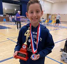 Oakley's Jackson Ramirez wins Elks Hoop Shoot California State free-throw  contest