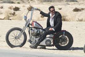 The Gent From The Biker Movie Hellride Awesome Old School Bike With Images Motorcycle Bobber Motorcycle Harley Davidson Motorcycles