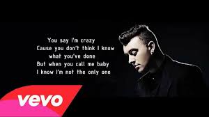 I M Not The Only One Sam Smith Karaoke Sam Smith I M Not The Only One Lyrics Hd Hq Only One Lyrics Karaoke Party Sam Smith
