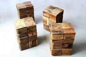 Schneller Paletten Hocker Paletten Hocker Palettenmobel Im Freien Recycelte Paletten