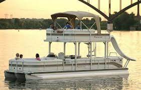 Who Doesn T Want A Double Decker Pontoon Pontoon Boat Deck Boat