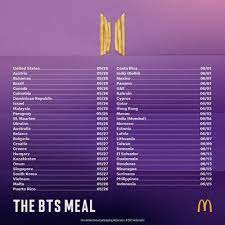 Get the bts meal today. Mcdonald S And Bts Partner To Offer The Supergroup S Favorite Order