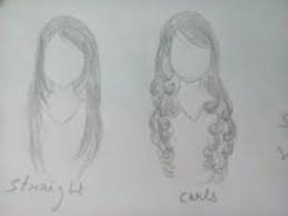 Draw the curve lines for the neck and shoulders. How To Draw Cartoon Hair Straight Curls Youtube