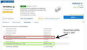 Folgen sie vattenfall deutschland in den sozialen medien! Strompreisvergleich Achtung Stolperfalle