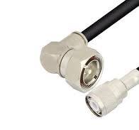 7/16 DIN Male Right Angle to HN Male Cable Using RG213 Coax