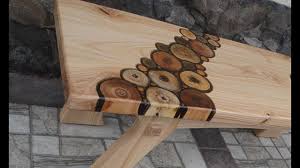 Maybe you would like to learn more about one of these? Ash Wood Bench With Fruit Trees Branches Inlay Youtube