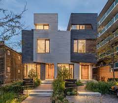 Luc Boulaine Design Two New Homes In Toronto S Forest Hill Modern Architects Architecture Duplex Design