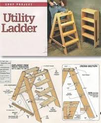 Wooden Step Ladder Plans Workshop Solutions Projects Tips And Tricks Woodarchivist Com Diy Plans Woodworking Plans Woodworking Plans Pdf