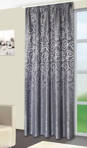 Gardinen fur wohnzimmer schlafzimmer co schoner wohnen. Gardine Vorhang Deko Schal Uberlange Schwarz Gemustert Novum Decoration