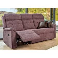 Reclining sofas take lounging to a whole new level. Roma Standard Powered Reclining 3 Seater Sofa Sherborne Upholstery Recliners4u