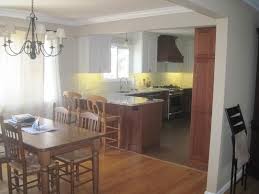 kitchen to dining room breakfast bar