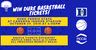 Win Duke Basketball Tickets Ferris State North Carolina