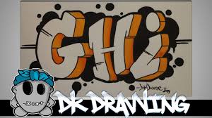 How To Draw Graffiti Graffiti Letters Ghi Step By Step Graffiti Drawing Graffiti Lettering Graffiti Workshop
