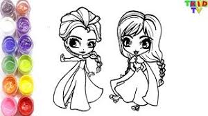 Kami susun menjadi beberapa tema seperti rumah tokoh kartun mewarnai orang dan yang lain nya. Glitter Elsa And Anna Frozen Coloring And Drawing Menggambar Dan Mewarnai Princess Elsa And Anna Youtube
